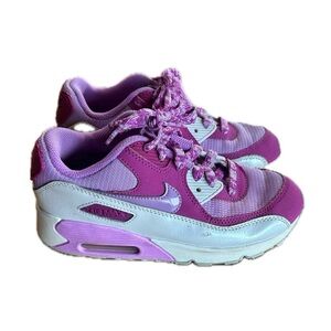 Nike Air Max 90 Pink Running Athletic Shoes Sneakers 724855-500 Size 3Y